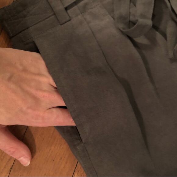 Robert Rodriguez Tie Waist Gray Shorts - Picture 5 of 7